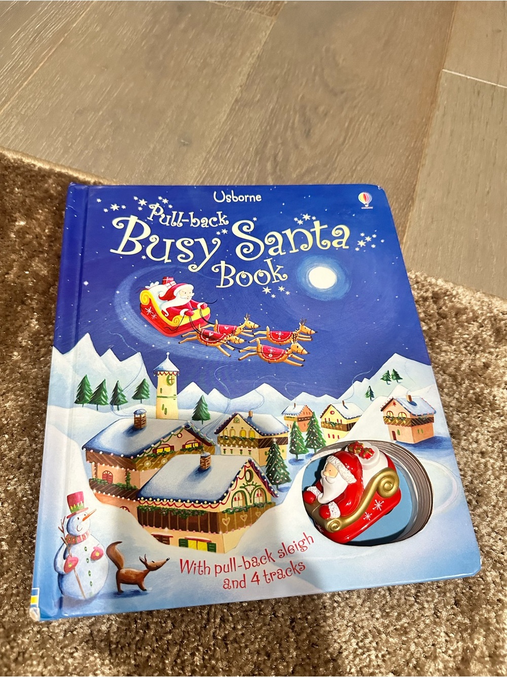 Usborne Pull-back Busy Santa Book